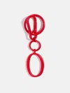 Baublebar Red Initial Enamel Bag Charm In Red