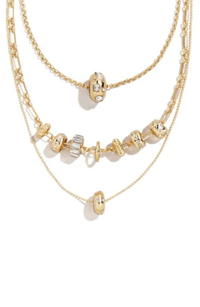 Baublebar Renee Set Of 3 Charm Necklaces In Gold