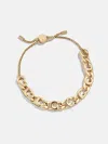 Baublebar Repeating Initial Bracelet In Gold