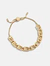 Baublebar Repeating Initial Bracelet In Gold