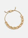 Baublebar Repeating Initial Bracelet In Gold