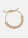 Baublebar Repeating Initial Bracelet In Gold