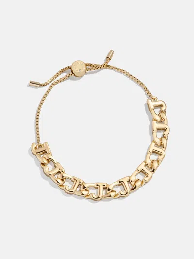 Baublebar Repeating Initial Bracelet In Gold