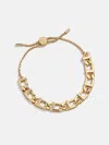 Baublebar Repeating Initial Bracelet In Gold