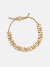 Baublebar Repeating Initial Bracelet In Gold