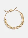 Baublebar Repeating Initial Bracelet In Gold