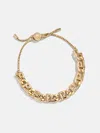 Baublebar Repeating Initial Bracelet In Gold