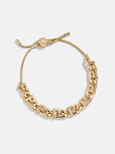 Baublebar Repeating Initial Bracelet In Gold
