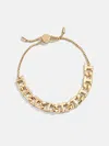 Baublebar Repeating Initial Bracelet In Gold