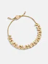 Baublebar Repeating Initial Bracelet In Gold