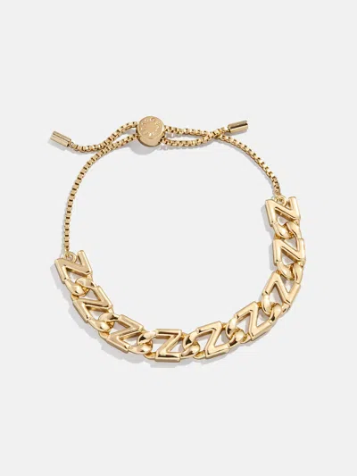 Baublebar Repeating Initial Bracelet In Gold