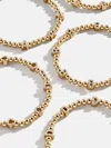 Baublebar Repeating Initial Pisa Bracelet In Gold