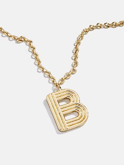 Baublebar Retro Letter Initial Necklace