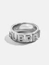 Baublebar Retro Sterling Silver Custom Ring In Gray
