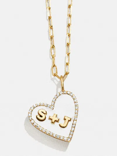 Baublebar Reversible 18k Gold Custom Heart Necklace