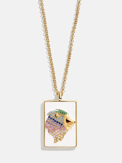 Baublebar Reversible 18k Gold Zodiac Pendant Necklace
