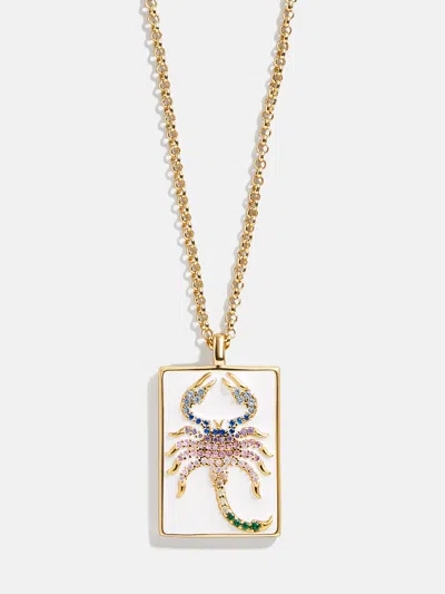 Baublebar Reversible 18k Gold Zodiac Pendant Necklace