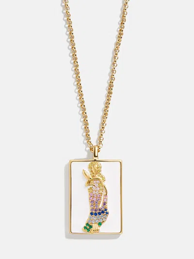 Baublebar Reversible 18k Gold Zodiac Pendant Necklace