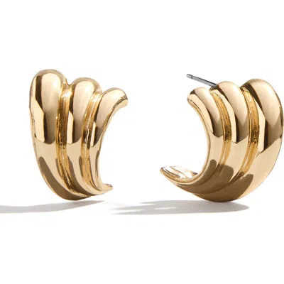 Baublebar Rib Sculpture Drop Earrings In Gold