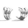 Baublebar Rib Sculpture Drop Earrings In Silver