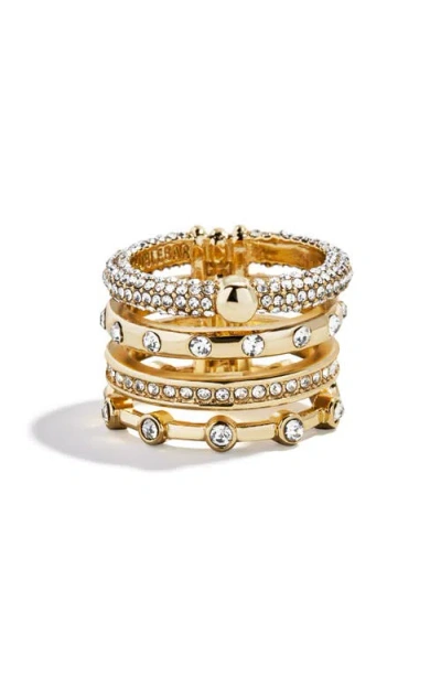 Baublebar Rosaire Multiband Ring In Gold