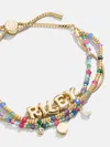 Baublebar Rowan Semi-precious Custom Layered Bracelet In Gold