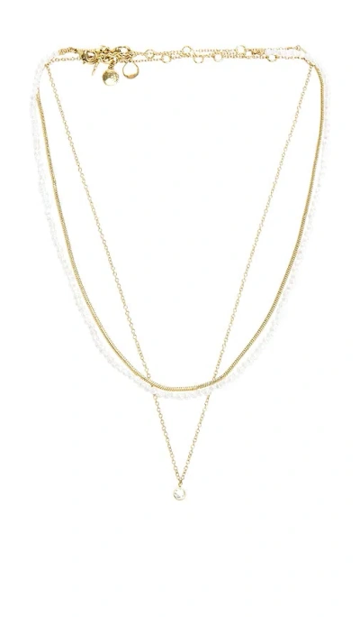 Baublebar Rue Waterproof Necklace Set In Gold