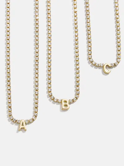 Baublebar Ruth Initial Tennis Necklace