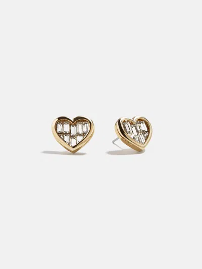 Baublebar Sabrina Heart Stud Earrings In Gold