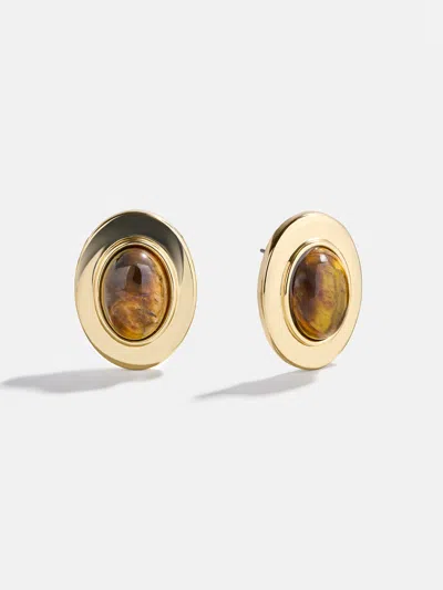 Baublebar Samira Gold Stud Earrings In Pattern
