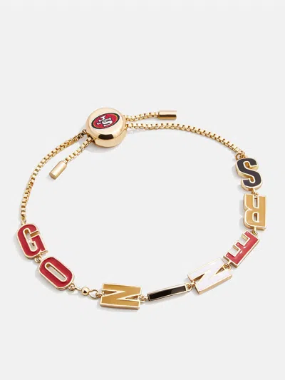 Baublebar San Francisco 49ers Nfl Gold Slogan Bracelet