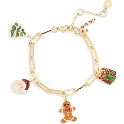 Baublebar Santa Charm Bracelet In Gold