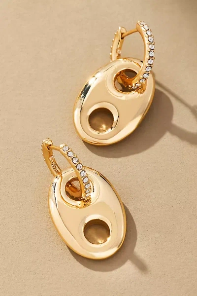 Baublebar Scarlett Pop Tab Huggie Hoop Earrings In Gold
