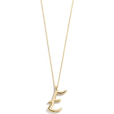 Baublebar Script Initial Pendant Necklace In Gold
