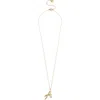 Baublebar Script Initial Pendant Necklace In Gold