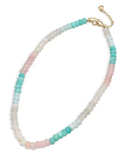 BAUBLEBAR SEMI PRECIOUS BEADED NECKLACE, 17-21