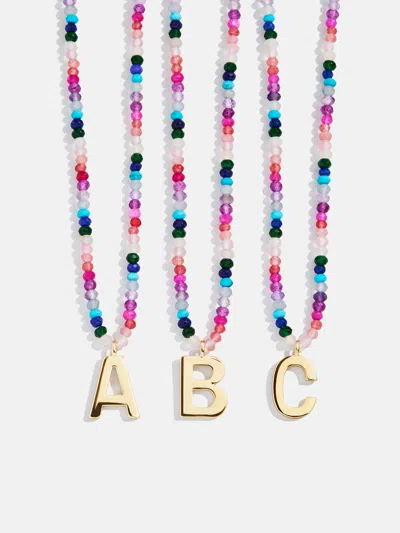 Baublebar Semi-precious Block Initial Necklace