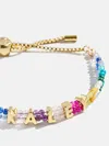 Baublebar Semi-precious Custom Nameplate Bracelet In Multi