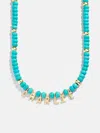 Baublebar Semi-precious Gold Custom Nameplate Necklace