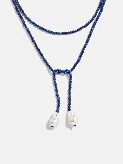 Baublebar Semi-precious Pearl Wrap Necklace In Blue