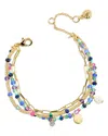 Baublebar Semi Precious Stone Rowan Layered Bracelet In Multi