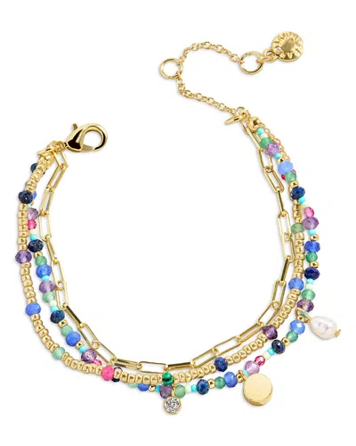 Baublebar Semi Precious Stone Rowan Layered Bracelet In Multi