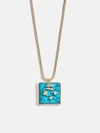 Baublebar Semi-precious Zodiac Pendant Necklace In Black