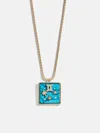 Baublebar Semi-precious Zodiac Pendant Necklace In Brown
