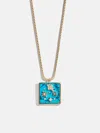 Baublebar Semi-precious Zodiac Pendant Necklace In Blue