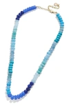 Baublebar Semiprecious Beaded Necklace In Cool Multi