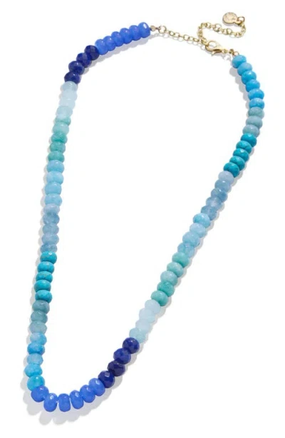 Baublebar Semiprecious Beaded Necklace In Cool Multi