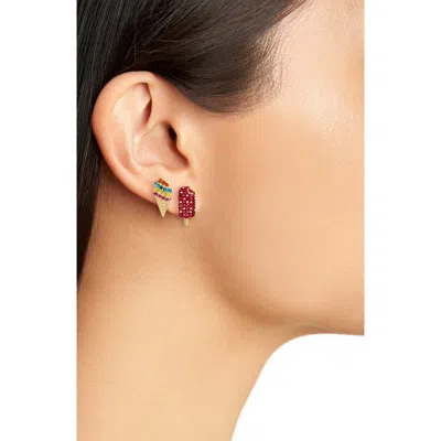 Baublebar Set Of 2 Ice Cream Stud Earrings