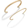 Baublebar Set Of 2 Rib Cuff Bracelets