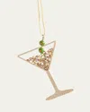 Baublebar Shaken Not Stirred Christmas Ornament In Gold